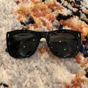 RetroSuperFuture Gals Sunglasses - Black/Silver